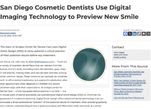 La Jolla Cosmetic Dentists Offer Virtual Preview of Smile Makeover Results