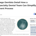 San Diego Dentists Outline Benefits of In-House Dental Specialists